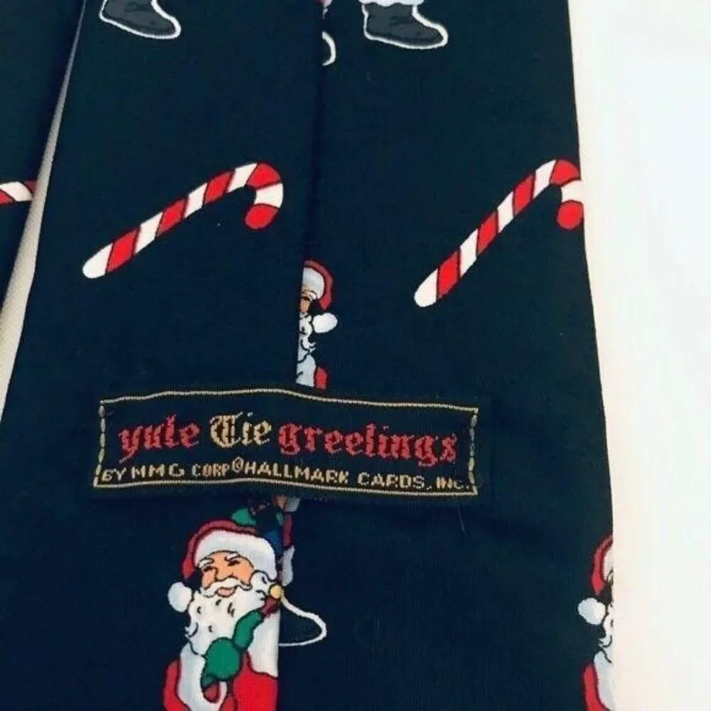 #1723 SANTA WITH GIFT BAG, NECKTIE 56X3.75